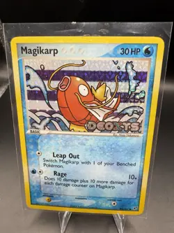 Pokemon TCG Magikarp 64/107 Ex Deoxys Holo Rare MP - Image 1