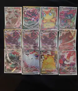 Lot Of 12 Pokemon TCG VMAX Cards Pack Fresh Great Lot - Image 1
