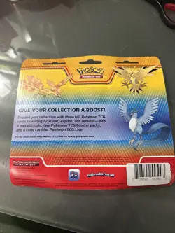 Pokemon TCG Zapdos Moltres Articuno 2 Booster Packs & Coin - Sealed 820650851438 - Image 5
