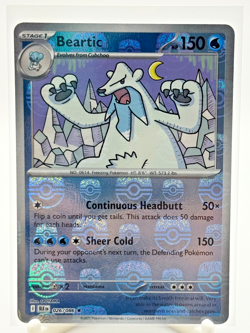 Beartic MASTER BALL Holo BLK EN 026/086 Black Bolt Pokemon Pack Fresh English - Image 2