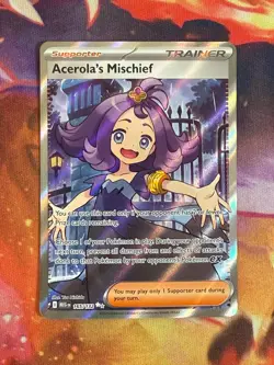 Acerola's Mischief Ultra Rare ME01: Mega Evolution 165/132 NM Pokemon - Image 1