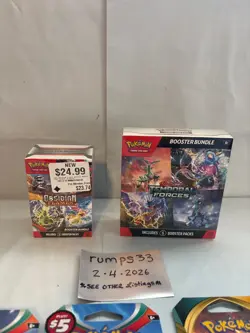 Large Sealed Pokemon Lot, mixed sets, boosters, Obsidian flames Booster Bundle - Image 2