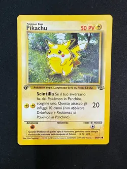 Pokemon Pikachu 60/64 Jungle Prima Edizione Wizards ITA Carte Vintage - Image 1