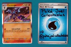 Ceruledge MEP 014 Phantasmal Flames Stamped Prerelease Pokemon Tcg Mep014 - Image 2