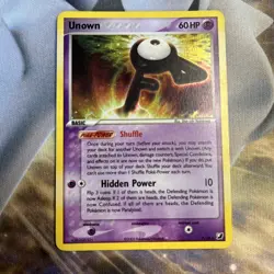 Unown Holo Pokemon EX Unseen Forces Inserts #F 2005 - Image 1