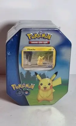 Pokemon Tcg Go Pikachu Collectors Tin Brand New Factory Sealed - Image 1