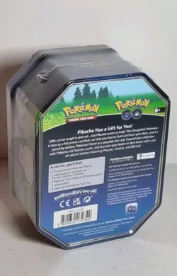 Pokemon Tcg Go Pikachu Collectors Tin Brand New Factory Sealed - Image 2