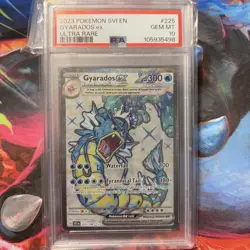 2023 Pokemon Svi EN-Scarlet & Violet Gyarados EX Ultra Rare PSA 10 #225 - Image 1