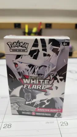 Pokemon TCG Scarlet & Violet White Flare Booster Bundle Factory Sealed Authentic - Image 1