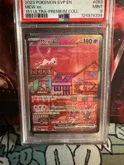 Pokemon 151 MEW ex Special Illustration Rare Black Star Promo 053 PSA 9 Mint - Image 2