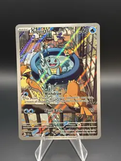 Squirtle #148/142 Stellar Crown NM/Near Mint Pokemon 2024 - Image 1