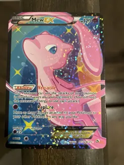 Mew EX Full Art RC24/RC25 Legendary Treasures Radiant Collection Pokemon NM - Image 1
