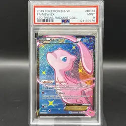 Mew EX Full Art RC24/RC25 Legendary Treasures Radiant Collection PSA 9 - Image 1