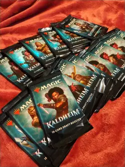 Magic the Gathering TCG Kaldheim 15-Card Draft Single Pack MTG From Booster Box - Image 1