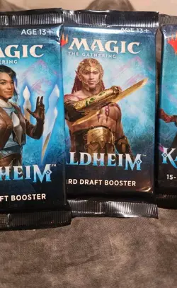 Magic The Gathering Kaldheim Draft Booster 4 Pack Full Art Set New MTG TCG - Image 4