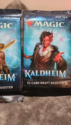 Magic The Gathering Kaldheim Draft Booster 4 Pack Full Art Set New MTG TCG - Image 5
