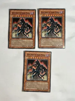 Yugioh Sorcerer of Dark Magic Playset Of 3 MOV-EN002 Common Limited HP - Image 1