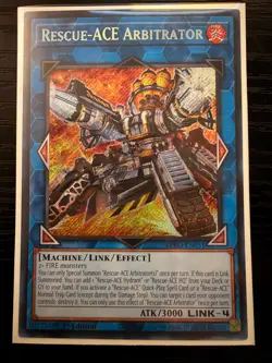 Yugioh - NEW Rescue-ACE Arbitrator BPRO-EN051 Secret Rare Near Mint ON HAND - Image 1