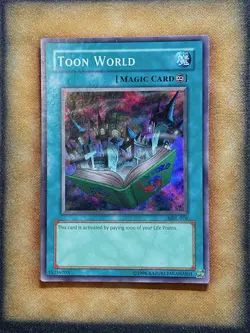 Yugioh Toon World MRL-076 Super Rare Original Print HP - Image 1