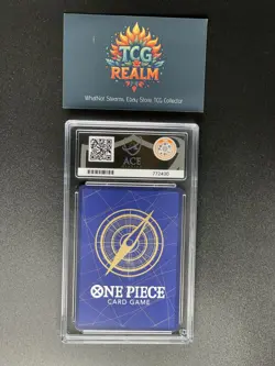 Monkey D Luffy P-037 1st Anniversary Tournament STAMP Promo Ace 9 One Piece Card - Image 2