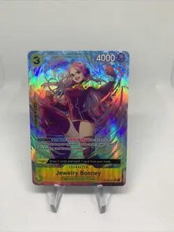 JEWELRY BONNEY - One Piece TCG OP08-105 - AA Alt Art Super Rare SR - Two Legends - Image 1
