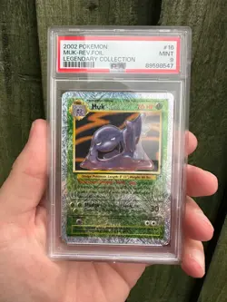 2002 POKEMON MUK 16/110 REVERSE HOLO LEGENDARY COLLECTION PSA 9 - Image 1