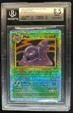 2002 Pokemon Legendary Collection Muk Reverse Holo #16/110 BGS 8.5 - Image 1