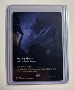 MAGIC EDGE OF ETERNITIES #286 WATERY GRAVE BORDERLESS NON-FOIL - Image 1