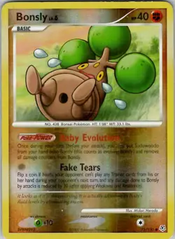 Bonsly Diamond and Pearl 71/130 Reverse Holo MP - Image 1