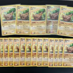 19x! Collection Pokemon Bonsly Card Diamond & Pearl 71/130 Reverse Holo Karte - Image 1