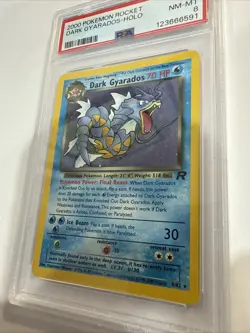 PSA 8 NM-MINT Dark Gyarados 8/82 Pokemon 2000 Team Rocket Unlimited Holo Rare - Image 2