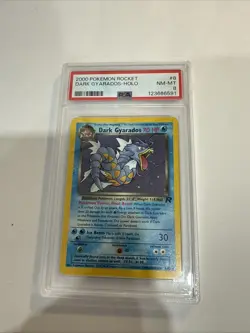 PSA 8 NM-MINT Dark Gyarados 8/82 Pokemon 2000 Team Rocket Unlimited Holo Rare - Image 5