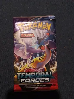Pokemon TCG Scarlet & Violet - Temporal Forces Booster Pack - New & Sealed - Image 1
