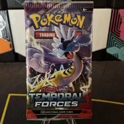 Pokemon TCG Temporal Forces Sealed Booster Pack Raging Bolt Scarlet And Violet - Image 5
