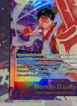 Monkey.D.Luffy Alternate Art EB02-061 Extra Booster: Anime 25th Collection Foil - Image 5