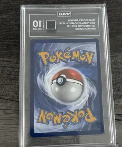 Pokemon TCG Team Rockets Meowth Card 203/182 Destined Rivals TAG 10 - Image 2