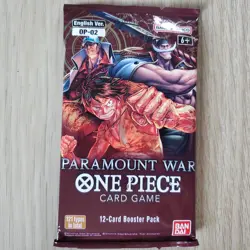 ×3 One Piece Card Game OP-02 Paramount War Sealed English Booster Packs - Image 3