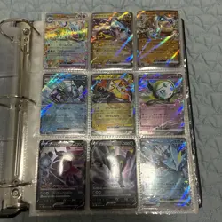 Pokemon Card Binder Collection 100 Cards - Image 1