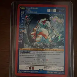 MetaZoo Ogua Beastie Dinosaur Holo 18/165 English MetaZoo CCG Card Stock Card - Image 1