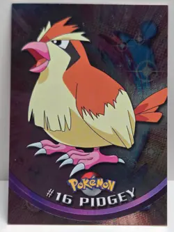 #16 Pidgey 1999 Topps Chrome Pokemon Card Series 1 Blue Logo - NM - US Seller - Image 1