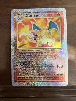 Pokemon TCG Charizard Legendary Collection 3/110 Reverse Holo Rare Card PSA7 NM - Image 1