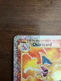 Pokemon TCG Charizard Legendary Collection 3/110 Reverse Holo Rare Card PSA7 NM - Image 3