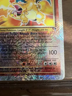 Pokemon TCG Charizard Legendary Collection 3/110 Reverse Holo Rare Card PSA7 NM - Image 5