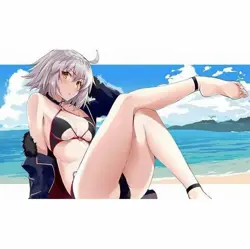 FGO Fate Grand Order Swimsuit Jeanne Alter doujin Card Game Playmat - Image 1