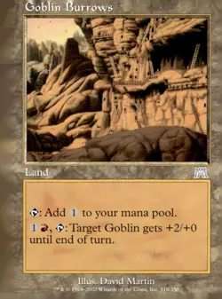 Onslaught #318 Goblin Burrows - Image 1