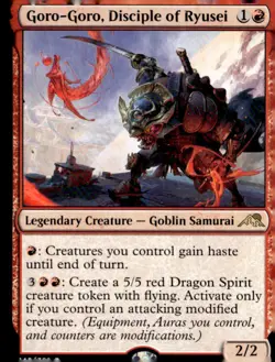 Kamigawa: Neon Dynasty #145 Goro-Goro, Disciple of Ryusei - Image 1