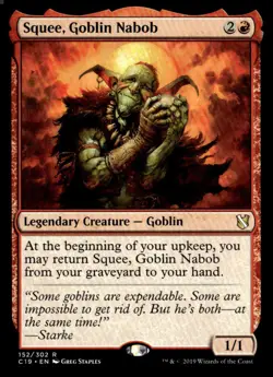 Commander 2019 #152 Squee, Goblin Nabob - Image 1