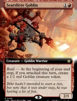 Foundations #468 Searslicer Goblin (Extended Art) - Image 1