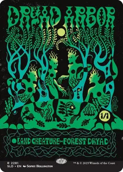 🔥 Dryad Arbor PRESALE NONFOIL MTG Prints Charming Secret Lair 🔥 - Image 1