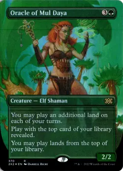 Oracle of Mul Daya (Borderless Foil) R Double Masters 2022 370 NM - Image 1